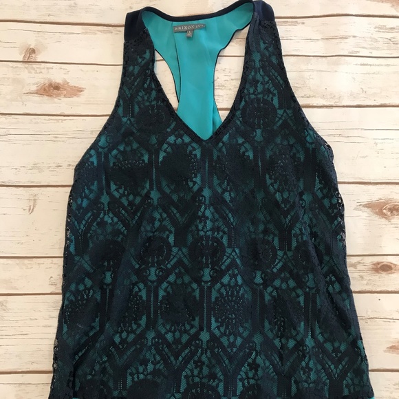 Britxton Ivy Lace Criss Cross Back Tank - Picture 2 of 4